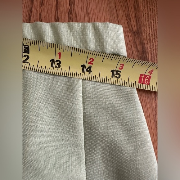 Pendleton 100% Silk Skirt Suit Size 12 Color Light Green Career Formal - Picture 13 of 15
